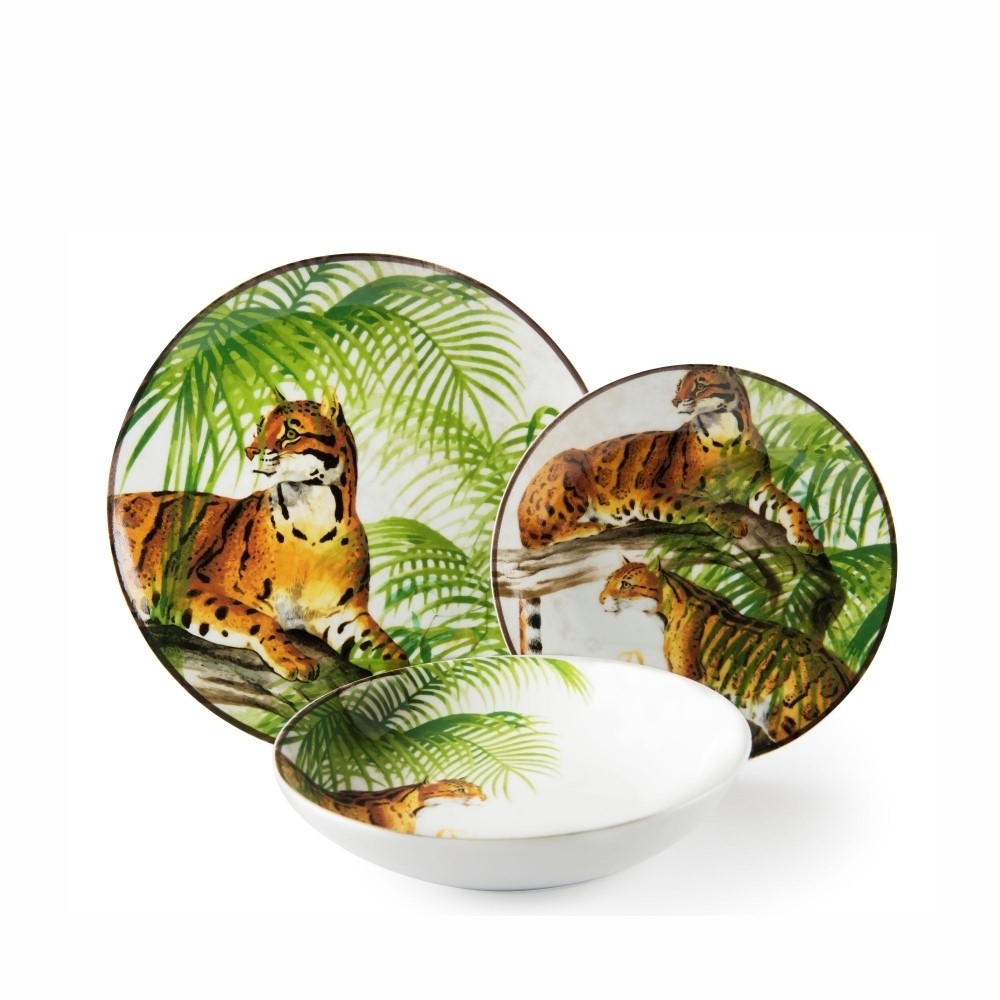 Acquista online Excelsa Supermix dinner set decorated porcelain 18 pcs Excelsa